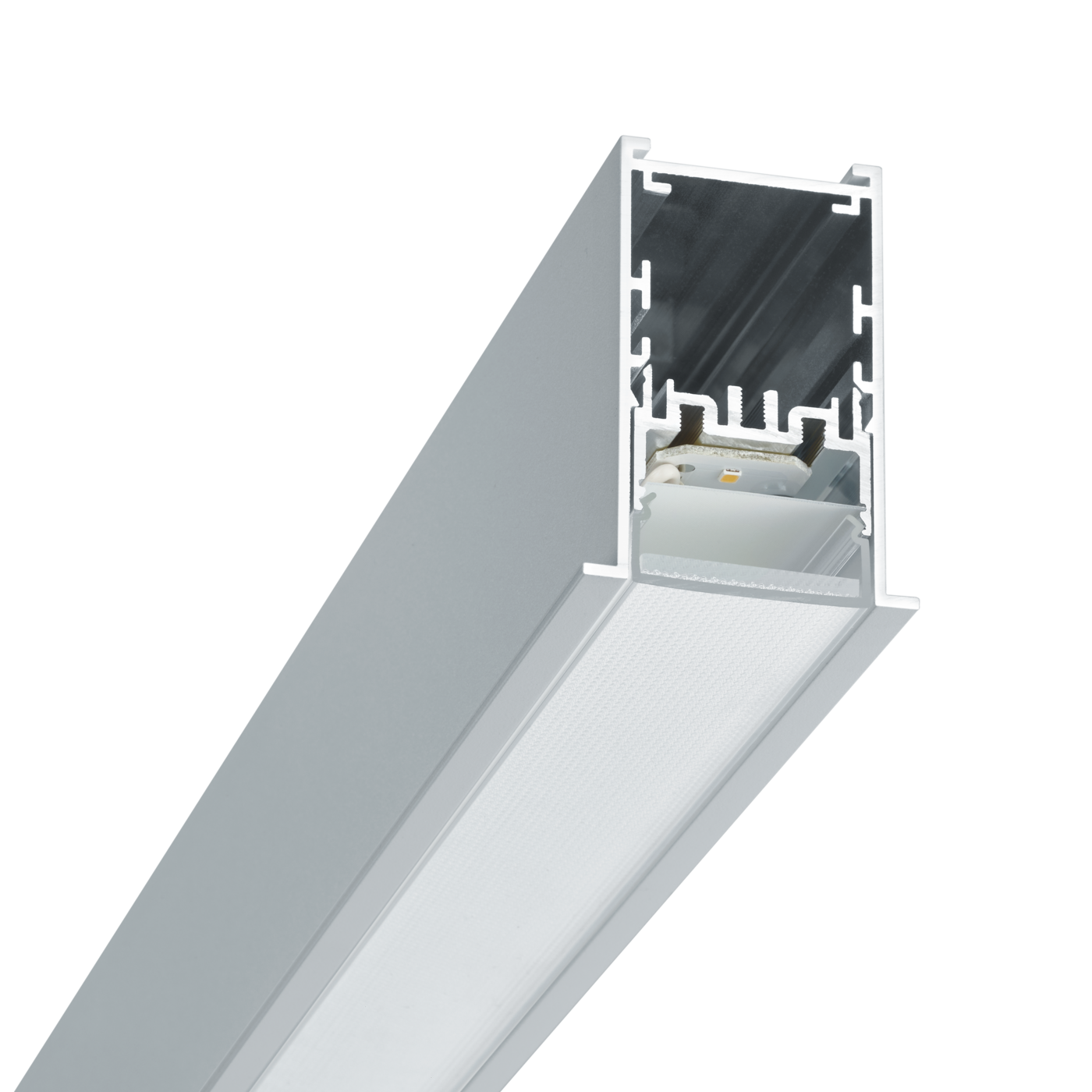 TRAXX EVO Einbauleuchte Prismatik silber